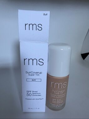 NIB RMS SunCoverup Super Tint SPF 50 in Buff 30ml